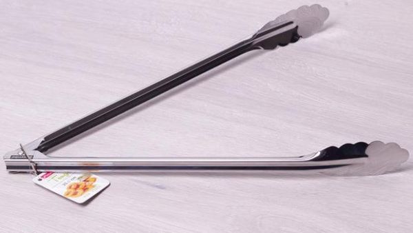 Щипцы Kamille Cloud 35.5см из нержавеющей стали