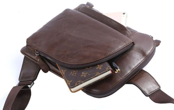 Рюкзак Vintage 14186 кожаный Коричневый