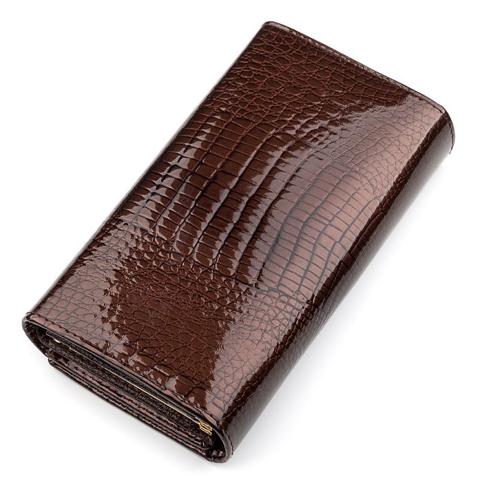 Кошелек женский ST Leather 18427 (S8001A) вместительный Коричневый