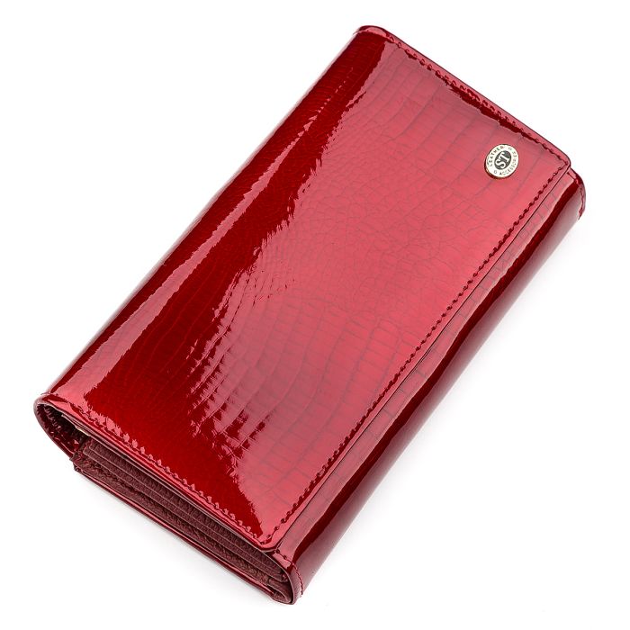 Кошелек женский ST Leather 18430 (S9001A) очень красивый Красный