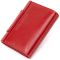Кожаная визитница GRANDE PELLE 11412 Красный