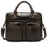 Кожаная мужская сумка Vintage 14795 Коричневая