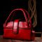 Красивая маленькая женская сумка KARYA 20859 кожаная Красный