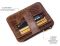 Кредитница Vintage 14933 с монетницей Коричневая