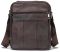Мессенджер мужской с двумя карманами 14706 Vintage Коричневый