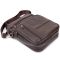 Мессенджер мужской вертикальный Vintage 20436 Коричневый