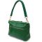 Молодежная сумка через плечо из натуральной кожи 22097 Vintage Зеленая