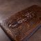 Мужской клатч с силуэтом каймана 20235 Vintage Коричневый