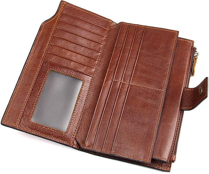 Кошелек мужской Vintage 14372 Коричневый