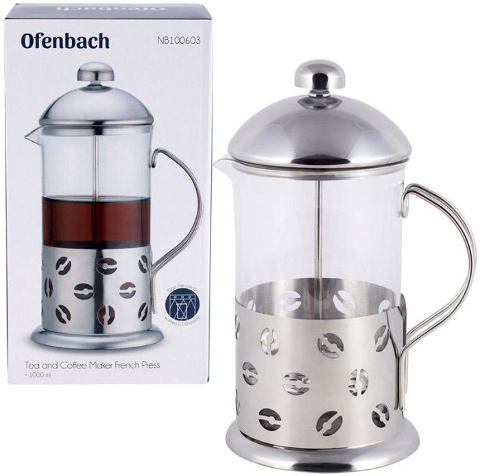 Френч-пресс Ofenbach Coffee Beans 1000мл