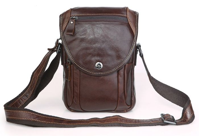 Сумка мужская Vintage 14388 Коричневая