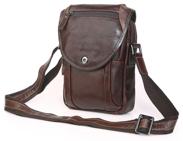 Сумка мужская Vintage 14388 Коричневая