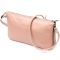 Очаровательный женский клатч из натуральной зернистой кожи GRANDE PELLE 11698 Пудровый