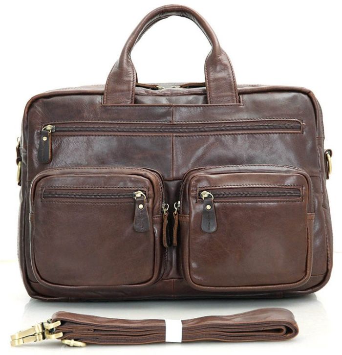 Сумка мужская Vintage 14411 Коричневая