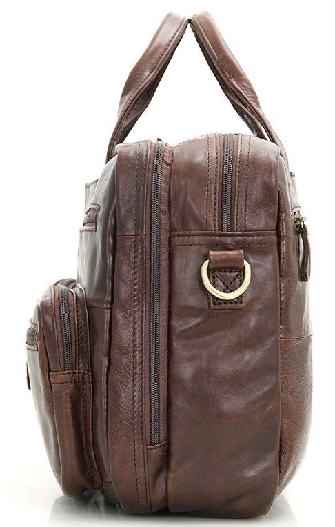Сумка мужская Vintage 14411 Коричневая