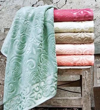 Набор 6 полотенец Pupilla Elif 70х140см (банные), велюр