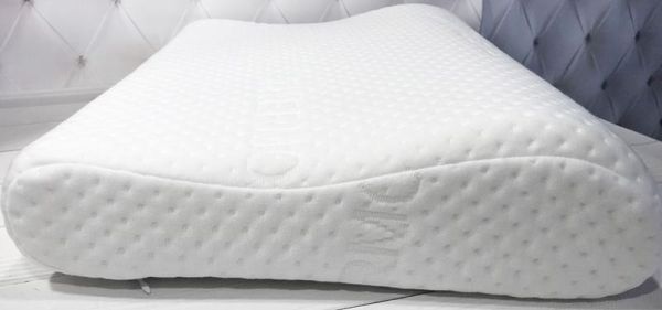 Подушка ортопедическая Bonjorno Paris 46х30х10/8см с "эффектом памяти", волна, детская