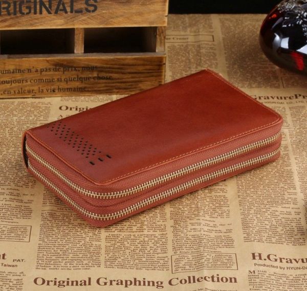 Мужской клатч Vintage 14195 Коричневый