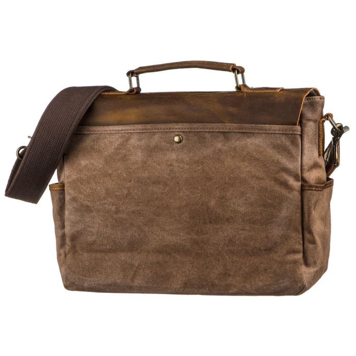 Солидный портфель на плечо Vintage 20119 Коричневый