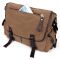 Сумка мужская Vintage 14412 текстильная Коричневая