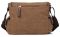 Сумка мужская Vintage 14412 текстильная Коричневая