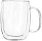 Кружка Barel 350мл с двойными стенками, стеклянная термокружка