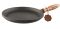 Сковорода блинная чугунная "Наша Майстерня" Ø24см с деревянной ручкой