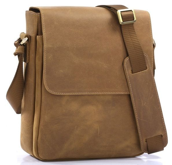 Сумка мужская Vintage 14184 через плечо Коричневая Сумка мужская Vintage 14184 через плечо Коричневая