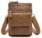  Сумка через плечо мужская Vintage 14899 Серо-коричневая