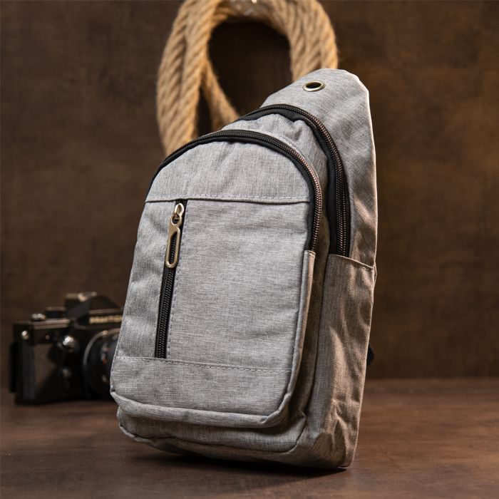 Сумка cross body Vintage 20509 Серая