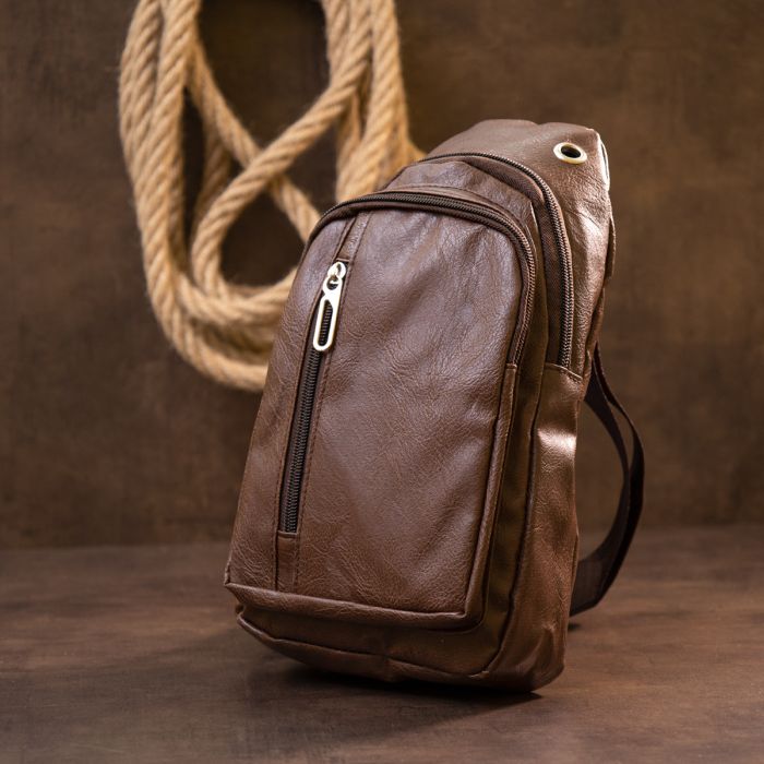 Сумка cross body Vintage 20512 Коричневая