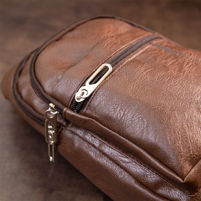 Сумка cross body Vintage 20514 Коричневая