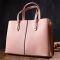 Сумка для деловой женщины из натуральной кожи 22104 Vintage Пудровая