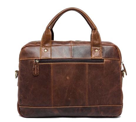 Сумка для ноутбука из натуральной кожи Vintage 14867 Коричневая