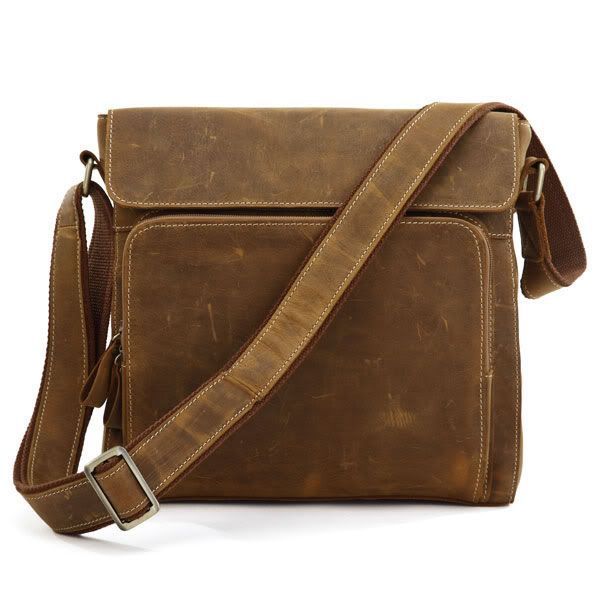Сумка мужская Vintage 14077 через плечо Коричневая Сумка мужская Vintage 14077 через плечо Коричневая