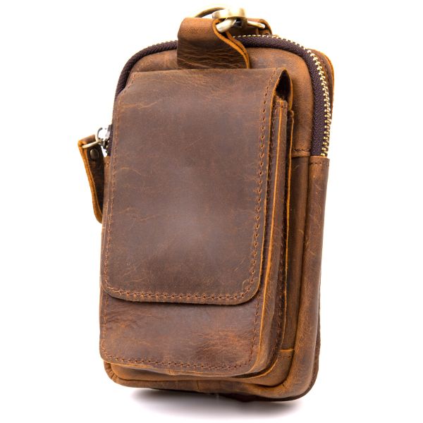 Сумка мужская на пояс Vintage 20419 Коричневая Сумка мужская на пояс Vintage 20419 Коричневая