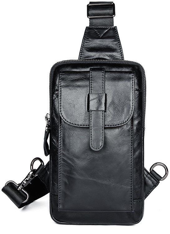 Сумка мужская через плечо Vintage 14957 Черная