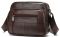 Сумка мужская флотар кожаная Vintage 14988 Коричневая