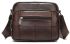Сумка мужская флотар кожаная Vintage 14988 Коричневая