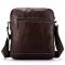 Сумка мужская гладкая кожа Vintage 14823 Коричневая