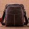 Сумка мужская гладкая кожа Vintage 14823 Коричневая