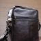 Сумка мужская из плотной кожи 14995 Vintage Черная