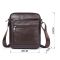 Сумка мужская компактная Vintage 14746 Коричневая