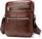 Сумка мужская кожаная Vintage 14830 Коричневая
