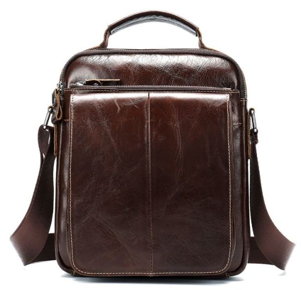 Сумка мужская кожаная Vintage 14846 Коричневая Сумка мужская кожаная Vintage 14846 Коричневая