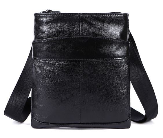 Сумка мужская кожаная Vintage 14850 Черная матовая Сумка мужская кожаная Vintage 14850 Черная матовая