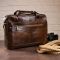 Сумка мужская под ноутбук Vintage 14669 Коричневая