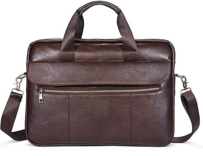 Сумка мужская под ноутбук Vintage 14751 Коричневая