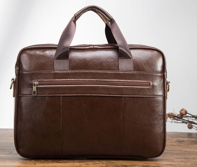 Сумка мужская под ноутбук Vintage 14882 Коричневая