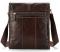 Сумка мужская вертикальная кожаная Vintage 20020 Коричневая